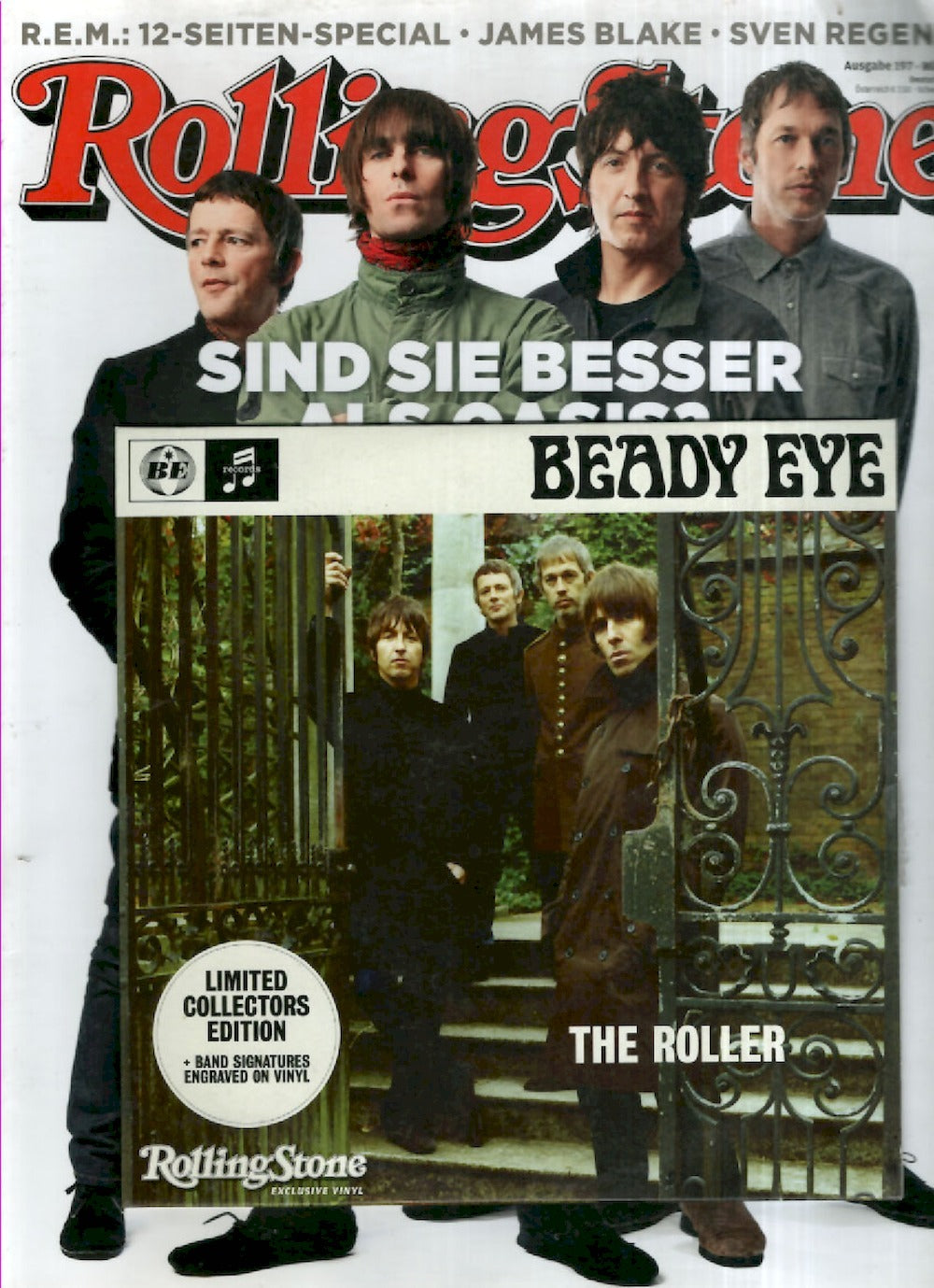 Rolling Stone Magazin Deutschland 2011 #197 Liam Gallagher + Vinyl