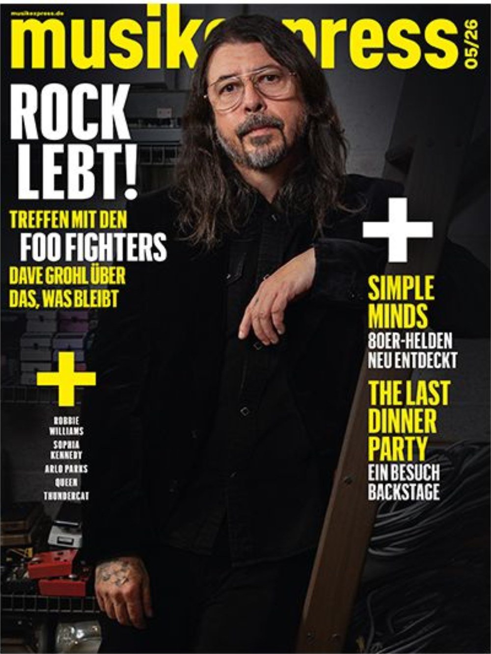 Musikexpress Magazin Deutschland 2026-05 Dave Grohl Foo Fighters Robbie Williams Sophia Kennedy