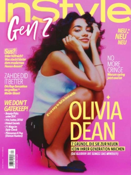 InStyle GenZ Magazin Deutschland 2026-01 Olivia Dean