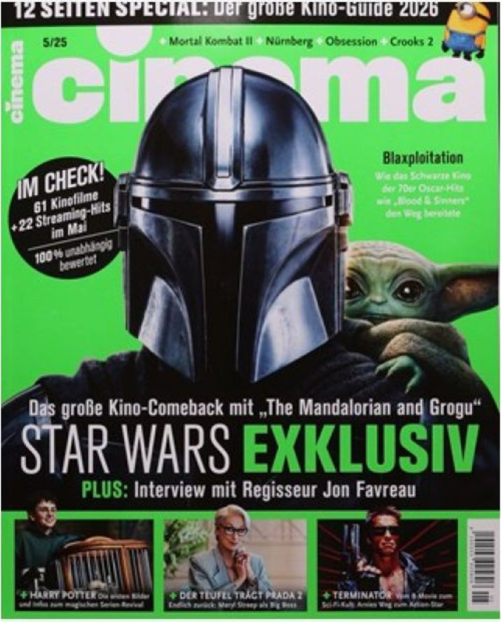 Cinema Magazin Deutschland 2026-05 Star Wars Arnold Schwarzenegger Meryl Streep