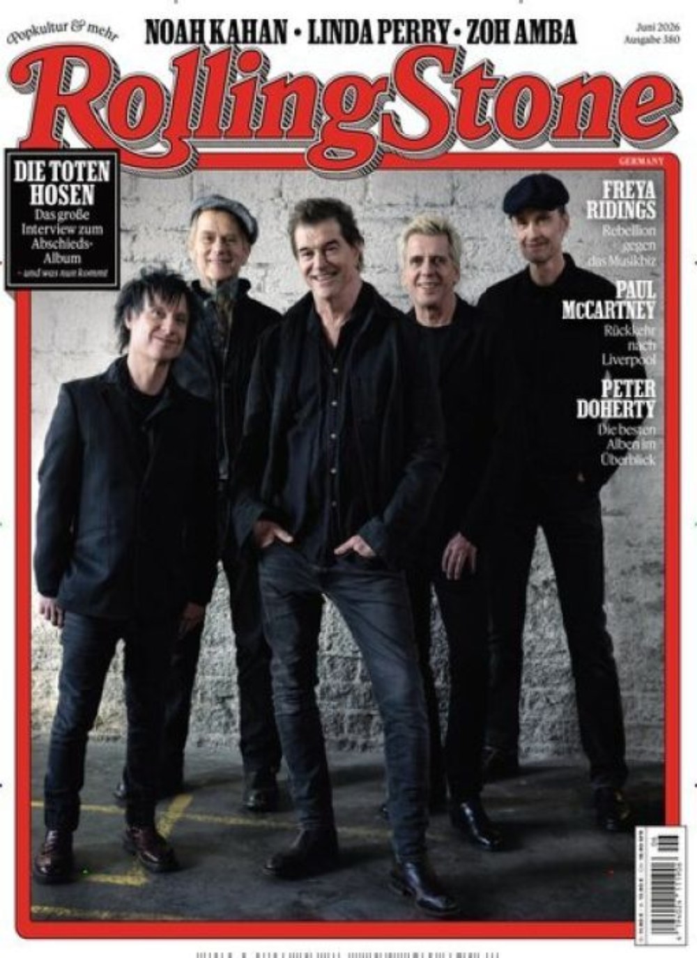 Rolling Stone Magazin Deutschland 2026-06 Toten Hosen Noah Kahan Linda Perry Zoh Amba Freya Ridings