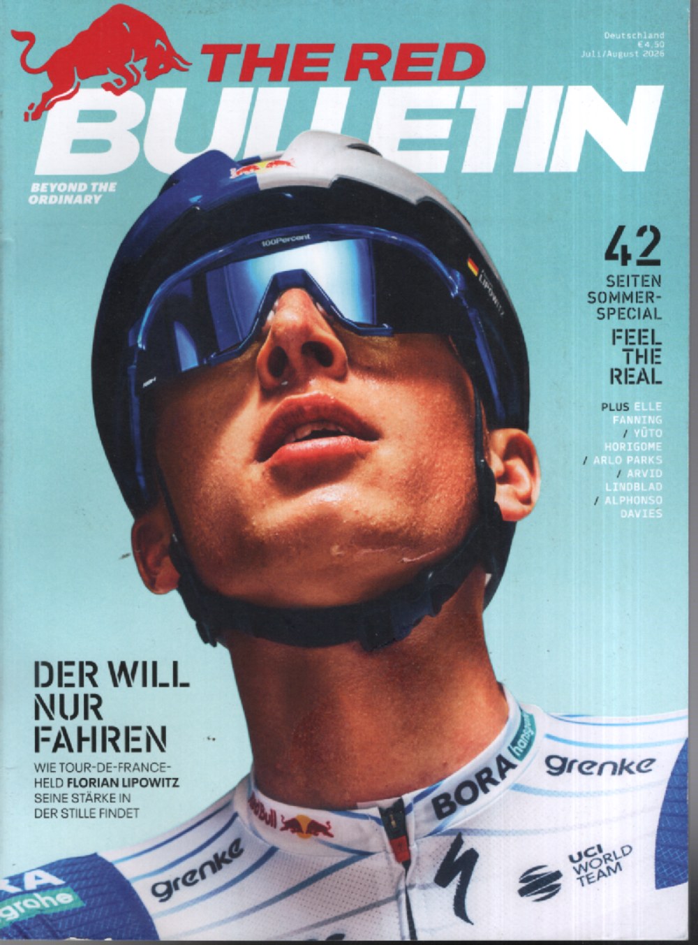 The Red Bulletin Magazin Deutschland 2026-07 Florian Lipowitz UCI WorldTeam Borahansggrohe