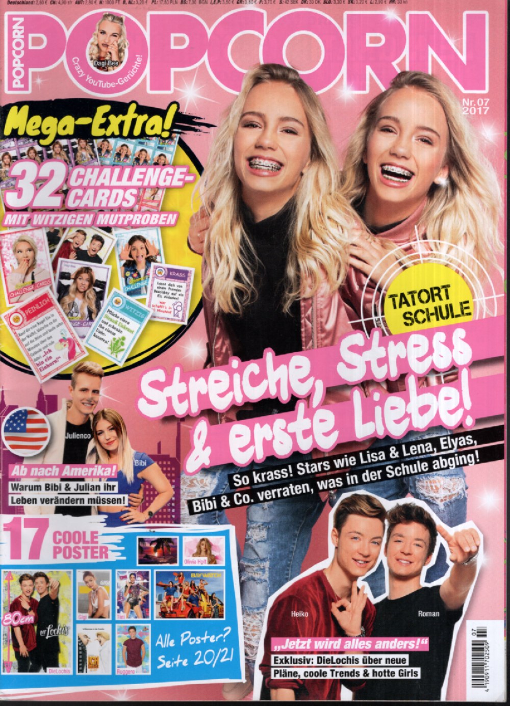 Popcorn Magazin Deutschland 2017-07 Lisa Mantler Lena Mantler Heiko Lochmann Roman Lochmann Lisa & Lena