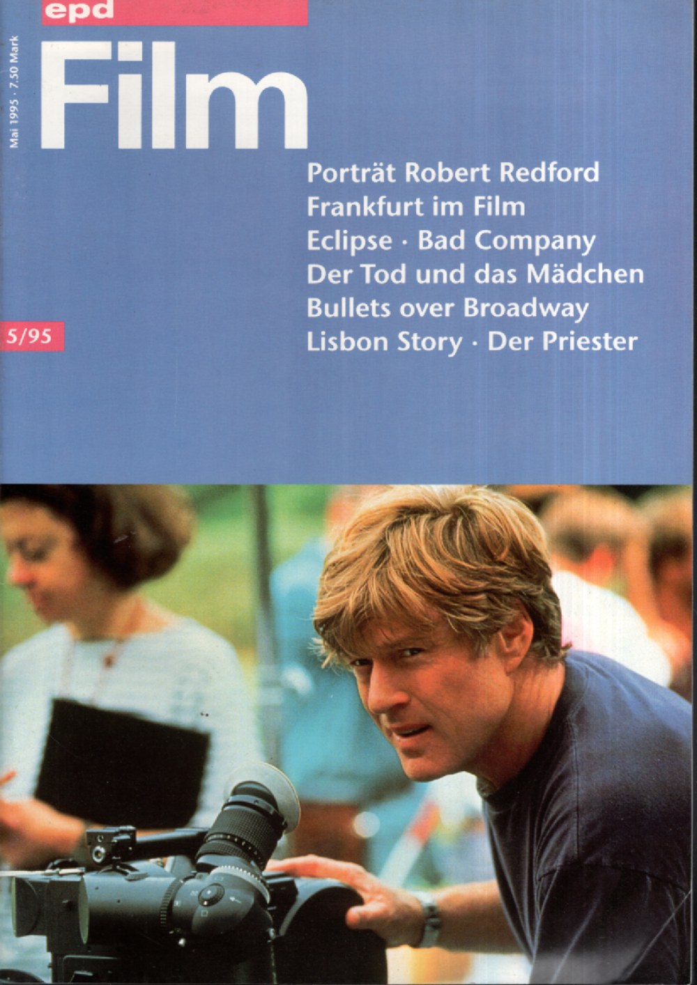 EPD Film Magazin Deutschland 1995-05 Robert Redford