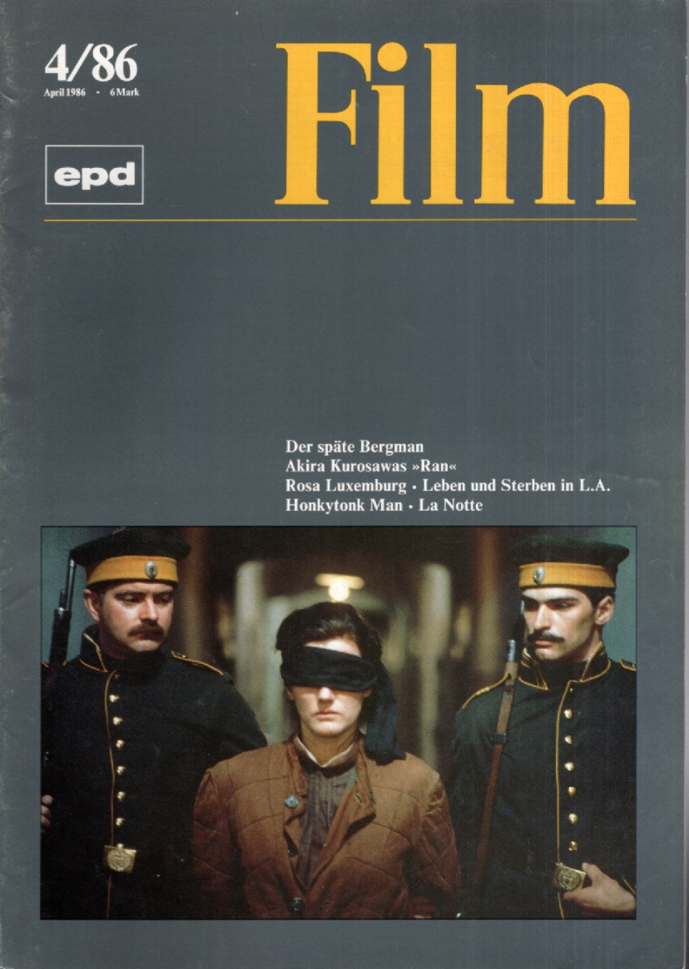 EPD Film Magazin Deutschland 1986-04 Barbara Sukowa