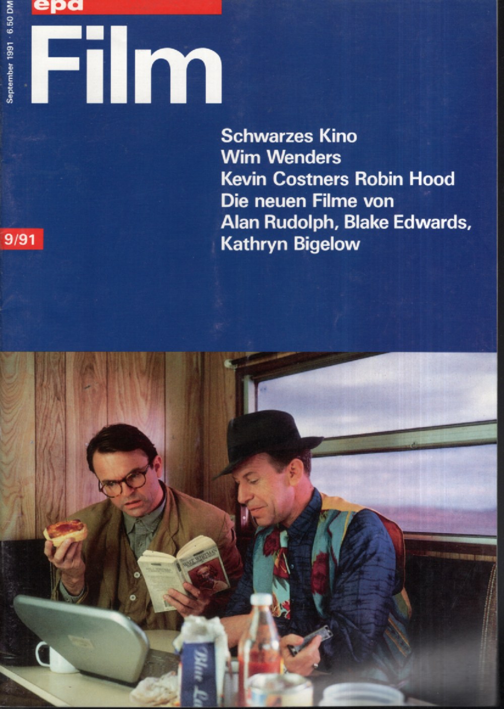 EPD Film Magazin Deutschland 1991-09 William Hurt Enzo Turrin Wim Wenders Kevin Costner Alan Rudolph