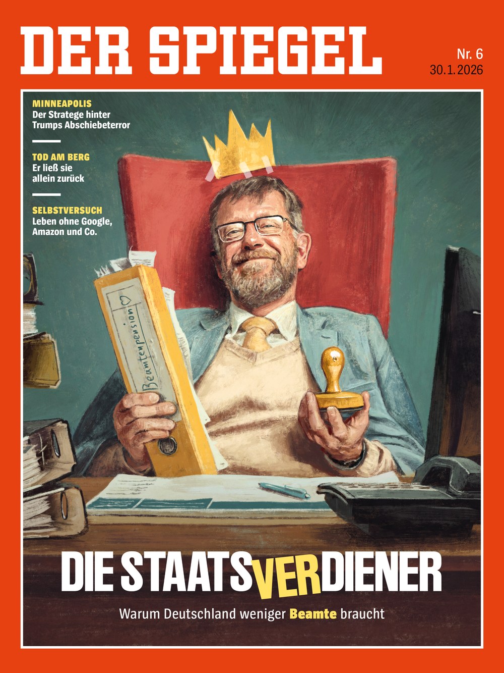 Der Spiegel Magazin Deutschland 2026-06 Beamte Beamtenpension Bürokratie