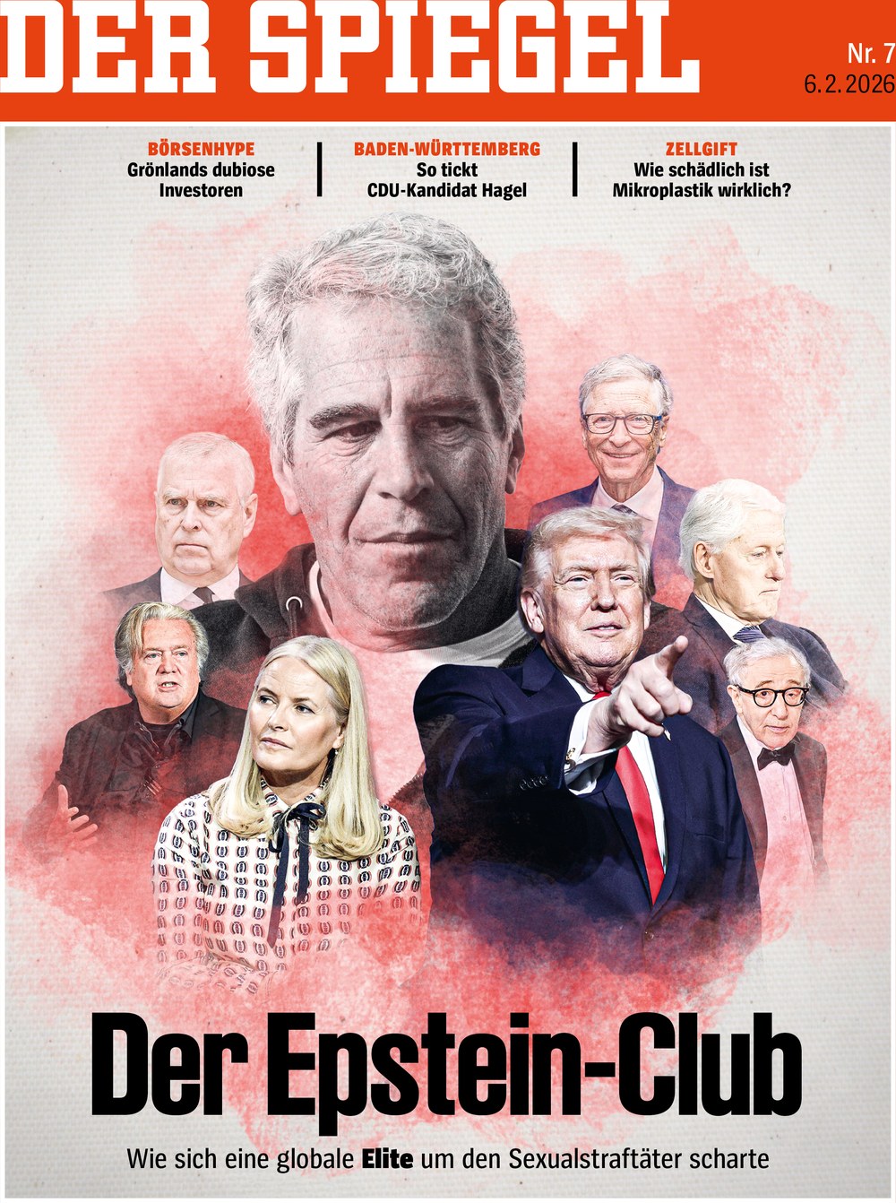Der Spiegel Magazin Deutschland 2026-07 Jeffrey Epstein Donald Trump Bill Gates Bill Clinton Prince Andrew