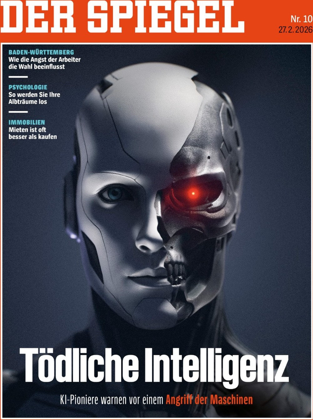 Der Spiegel Magazin Deutschland 2026-10 Künstliche Intelligenz Killerroboter Autonome Waffen