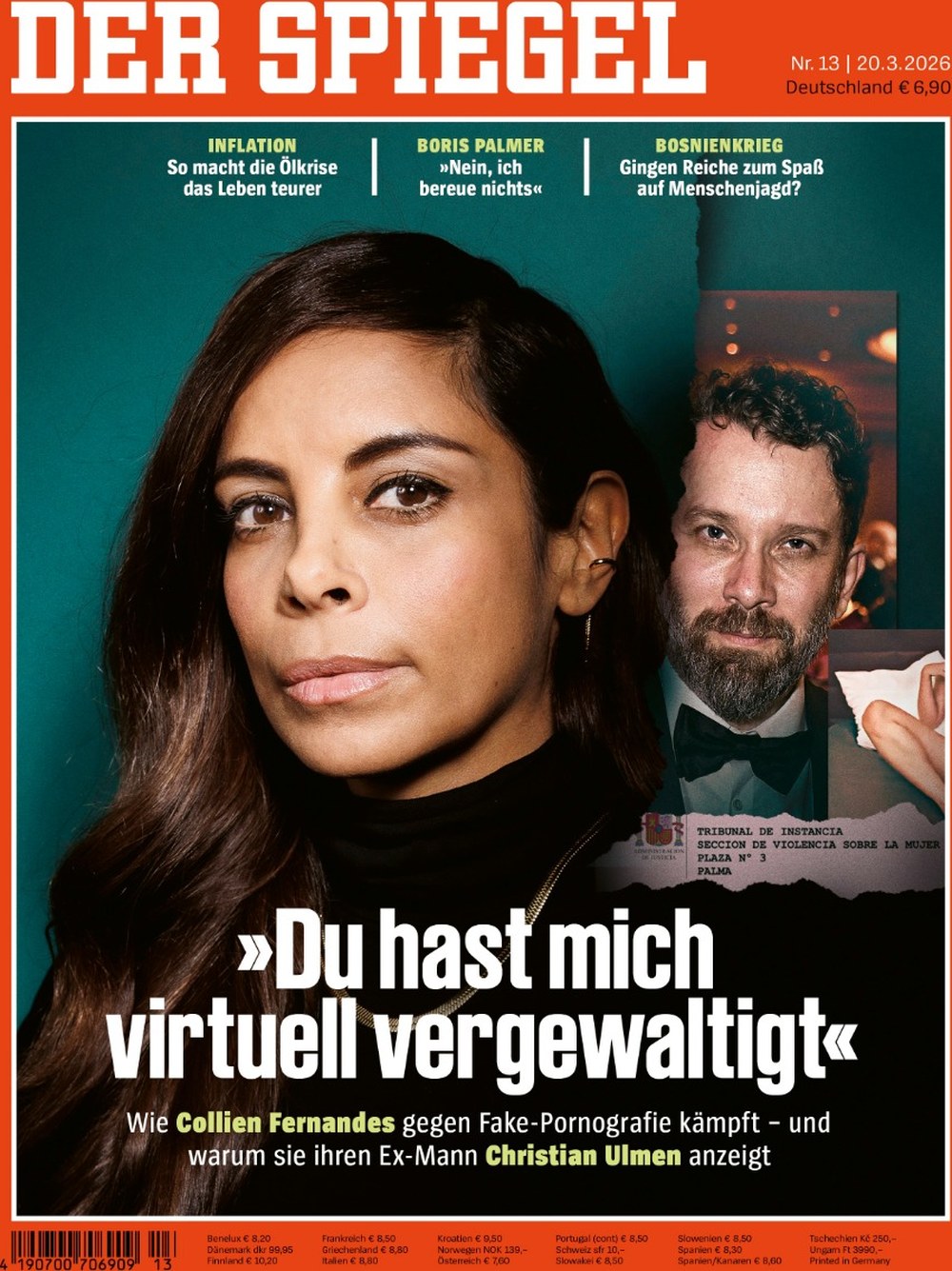 Der Spiegel Magazin Deutschland 2026-13 Collien Fernandes Christian Ulmen