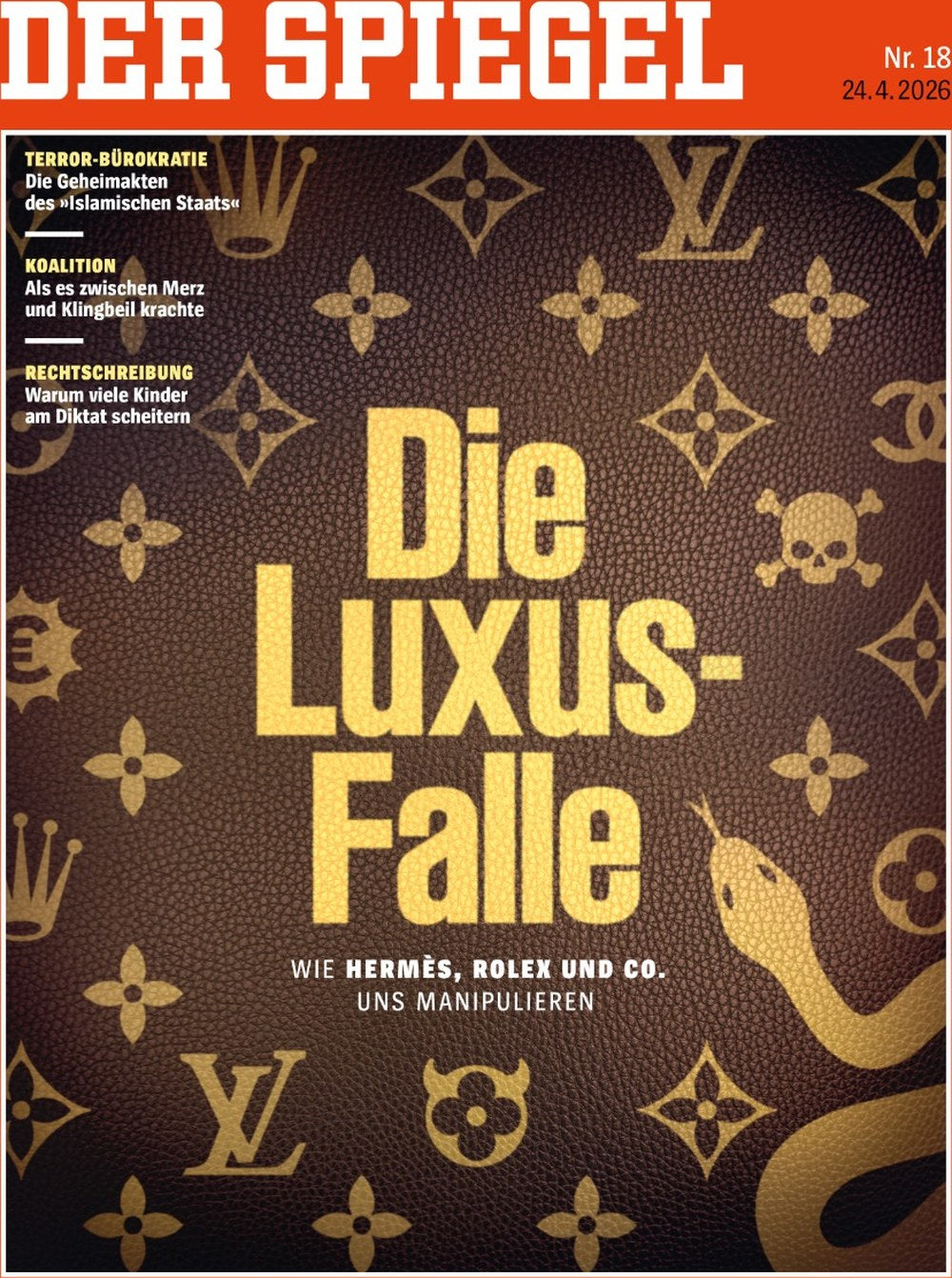 Der Spiegel Magazin Deutschland 2026-18 Luxusmarken Hermès Rolex