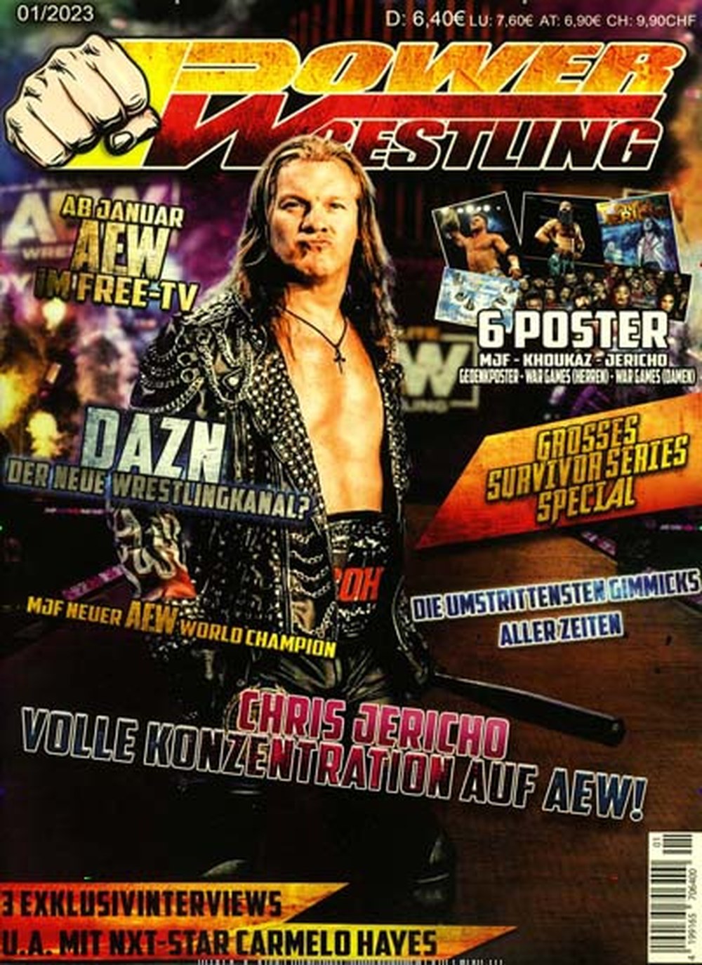 Power Wrestling Magazin Deutschland 2026-06 Chris Jericho MJF Carmelo Hayes