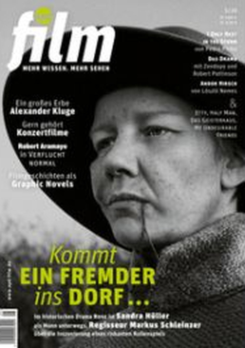 EPD Film Magazin Deutschland 2026-05 Sandra Hüller Alexander Kluge Robert Aramayo Robert Pattinson Markus Schleinzer