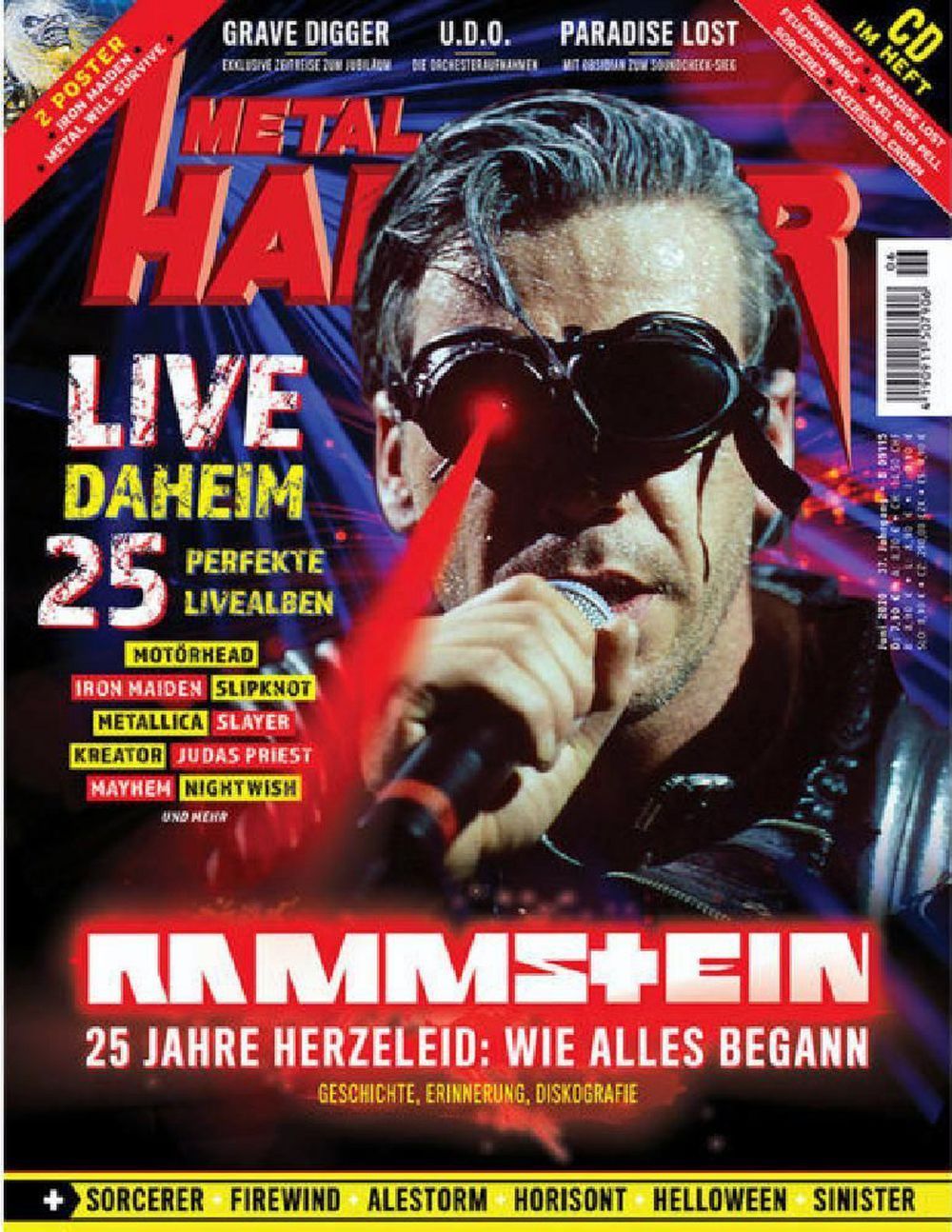 Metal Hammer Magazin Deutschland 2020-06 Rammstein + CD + Poster