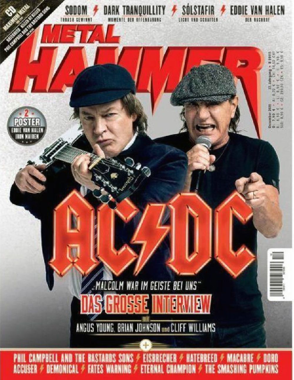 Metal Hammer Magazin Deutschland 2020-12 ACDC AC/DC + Poster