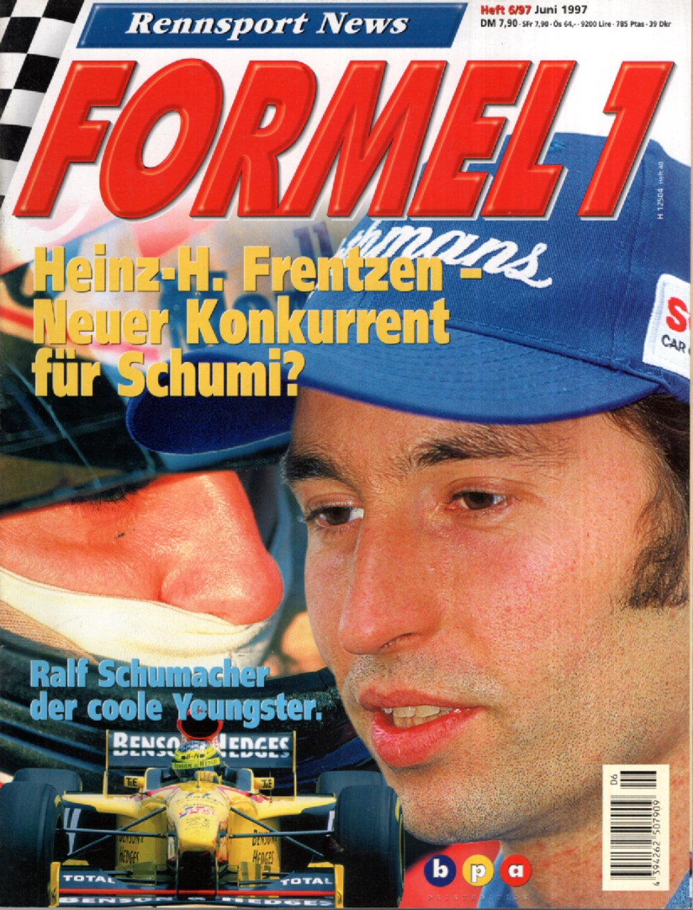 Formel 1 Report Magazin Deutschland 1997-06 Heinz-Harald Frentzen Ralf Schumacher