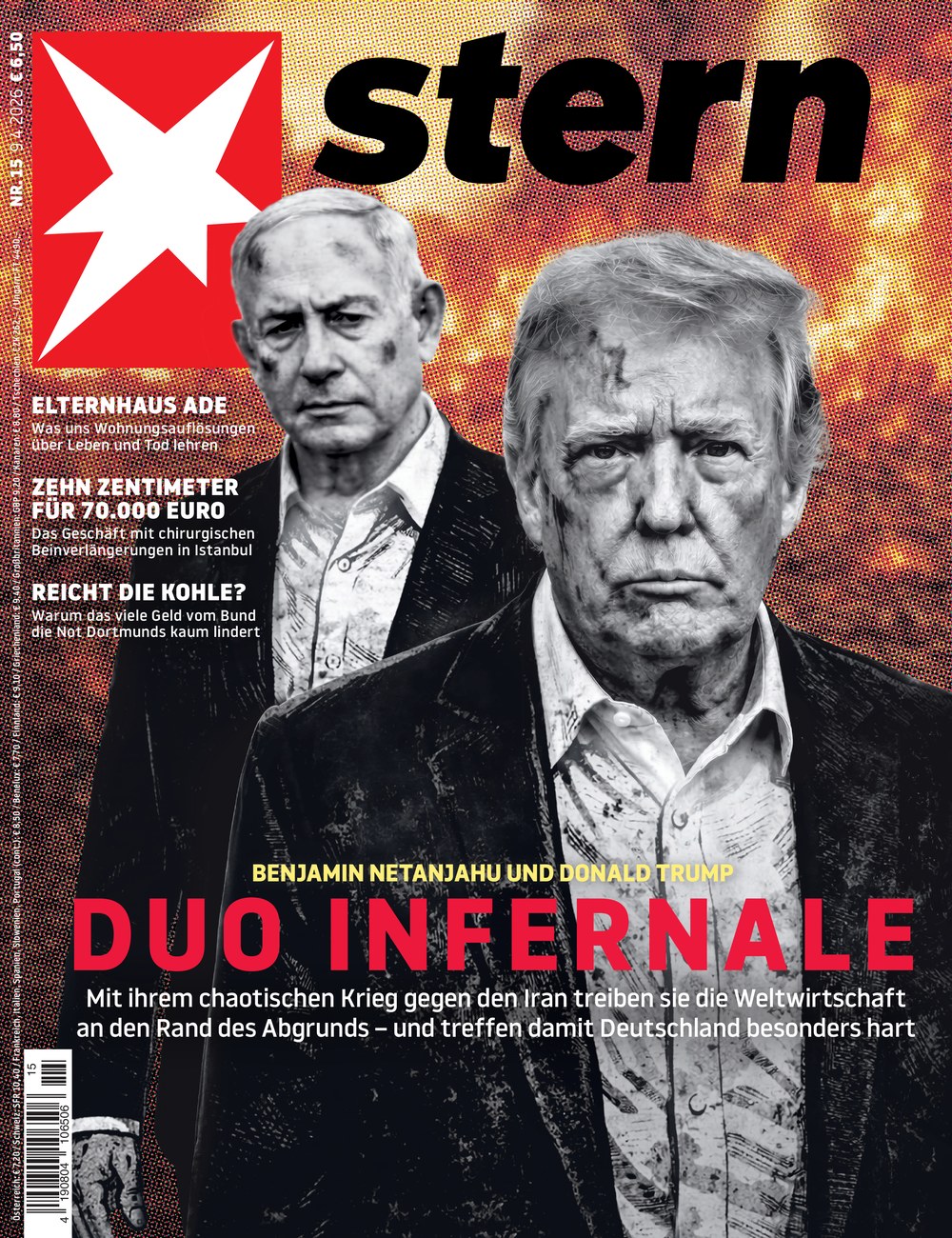 Stern Magazin Deutschland 2026-15 Benjamin Netanyahu Donald Trump