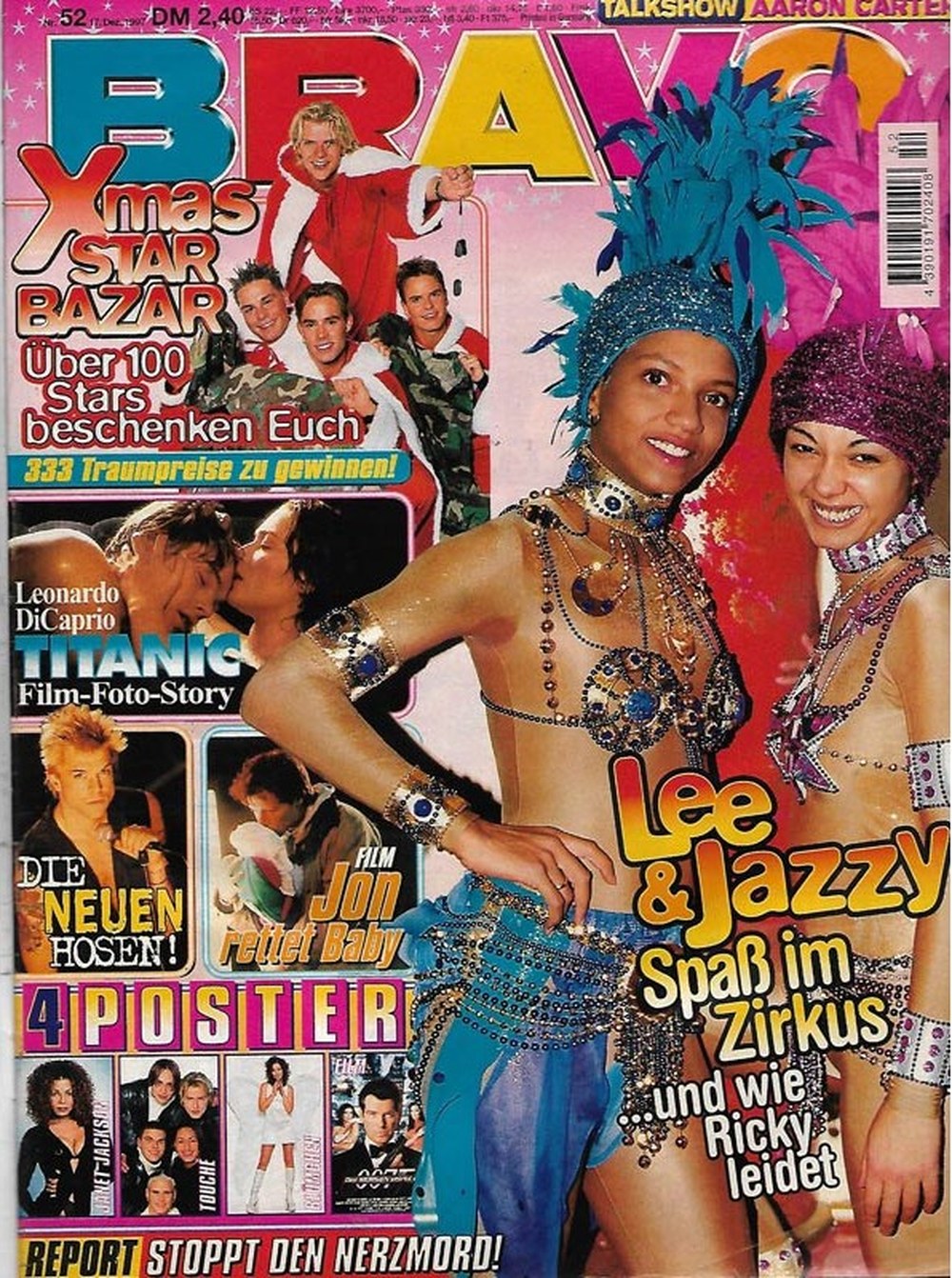 Bravo Magazin Deutschland 1997-52 Jazzy Lee Leonardo DiCaprio Aaron Carter Jon Bon Jovi Die Toten Hosen