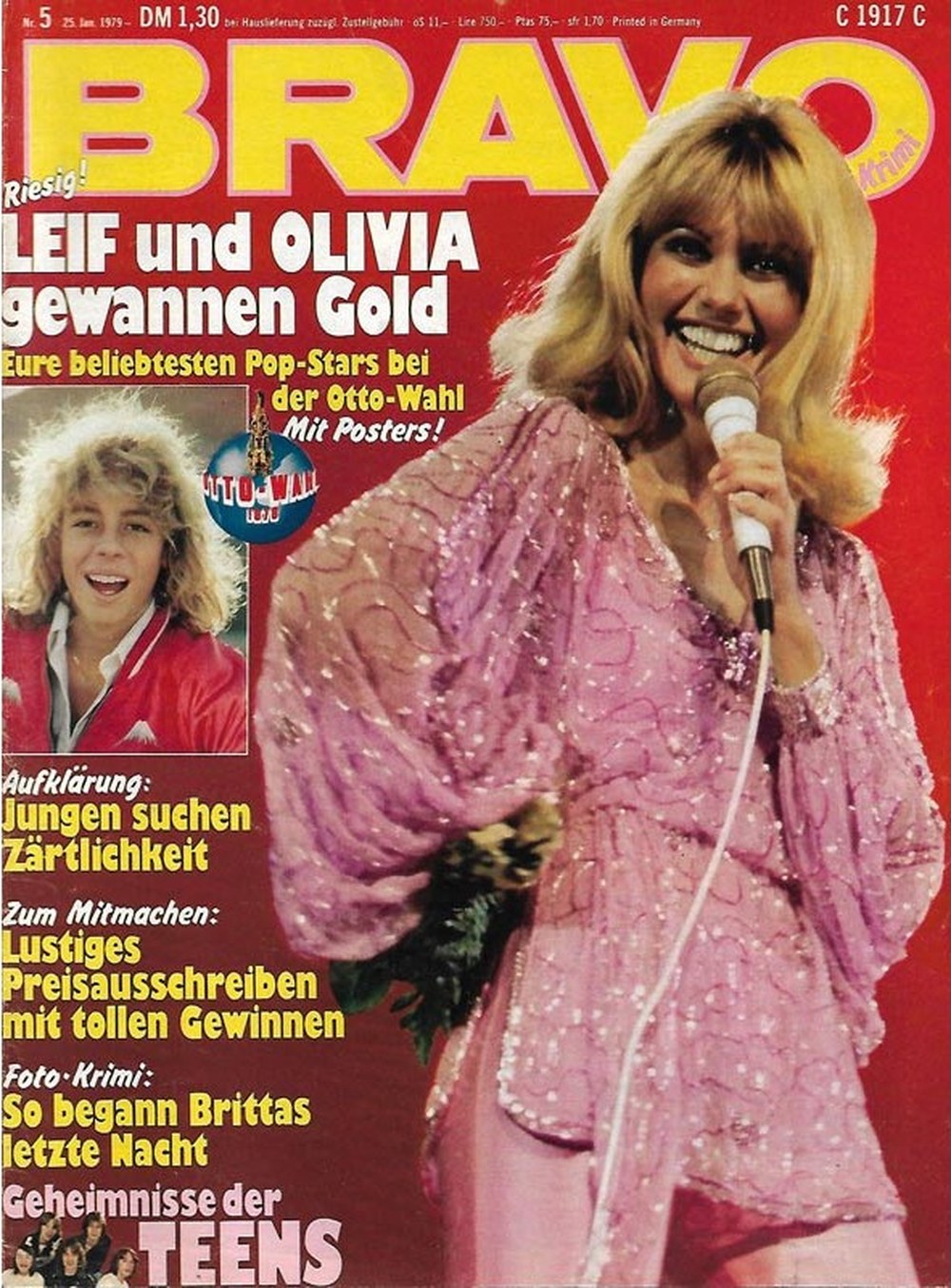 Bravo Magazin Deutschland 1979-05 Olivia Newton-John Leif Garrett