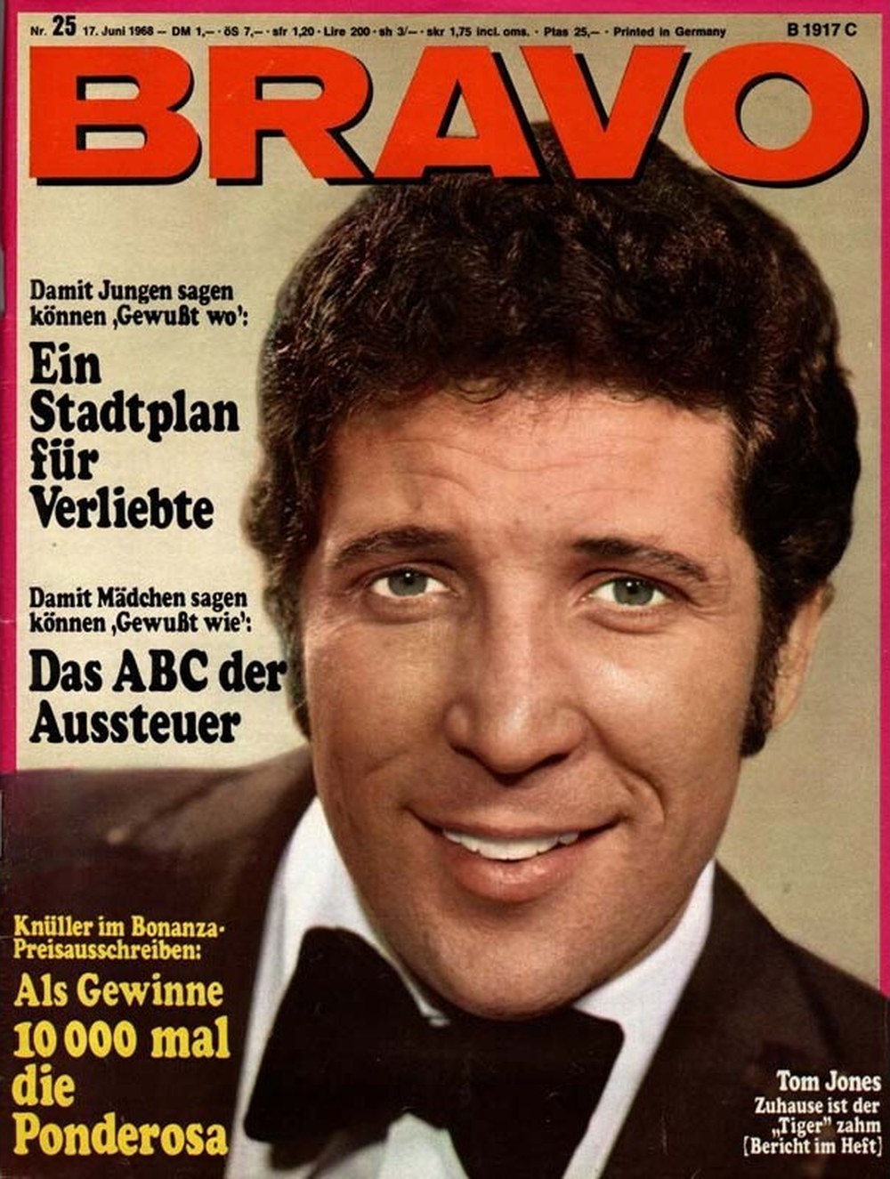 Bravo Magazin Deutschland 1968-25 Tom Jones