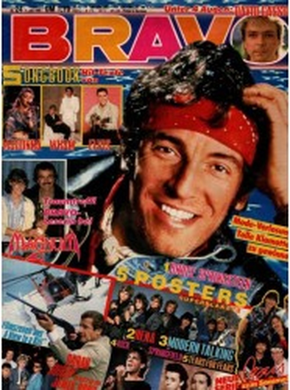 Bravo Magazin Deutschland 1968-01 Bruce Springsteen Tom Selleck Limahl Wham! Modern Talking