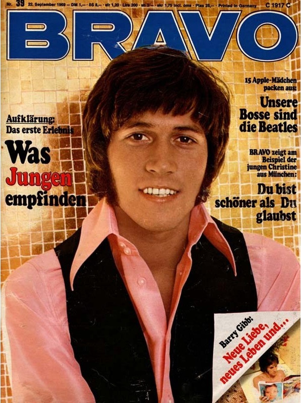 Bravo Magazin Deutschland 1969-39 Barry Gibb The Beatles