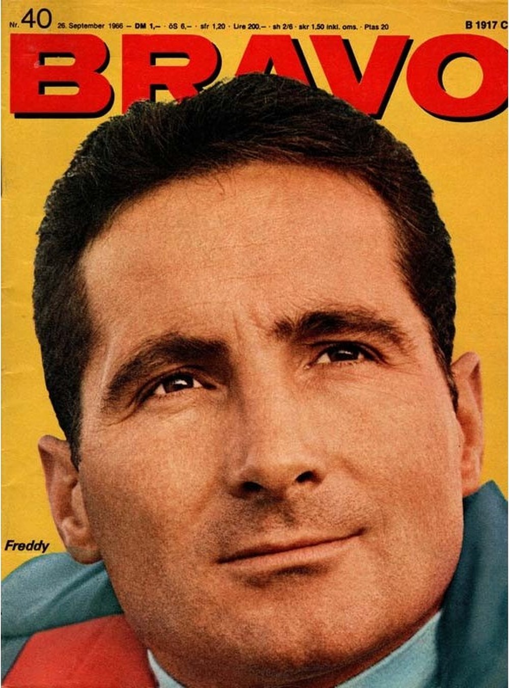 Bravo Magazin Deutschland 1966-40 Freddy Quinn