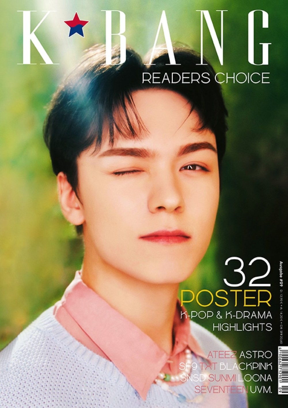 K*Bang Readers Choice Magazin Deutschland 2023 #9 Vernon Ateez Astro SF9 TXT + Poster