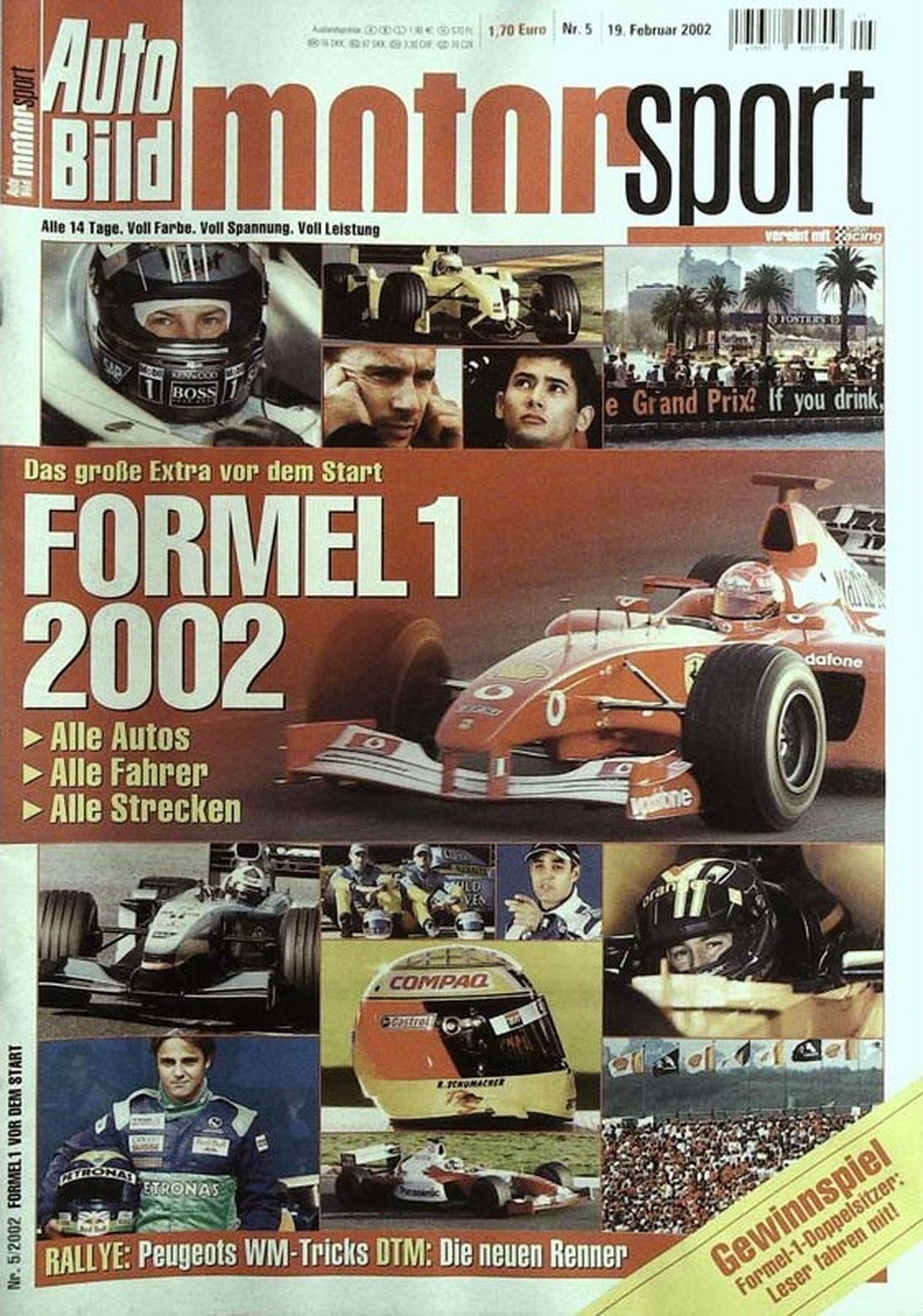 Auto Bild Motorsport Magazin Deutschland 2002-05 Ralf Schumacher Juan Pablo Montoya Michael Schumacher