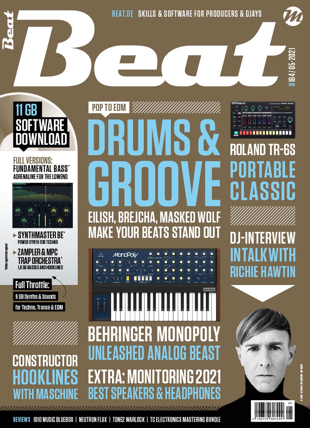 Beat Magazin Deutschland 2021-05 Richie Hawtin Billie Eilish Boris Brejcha Masked Wolf