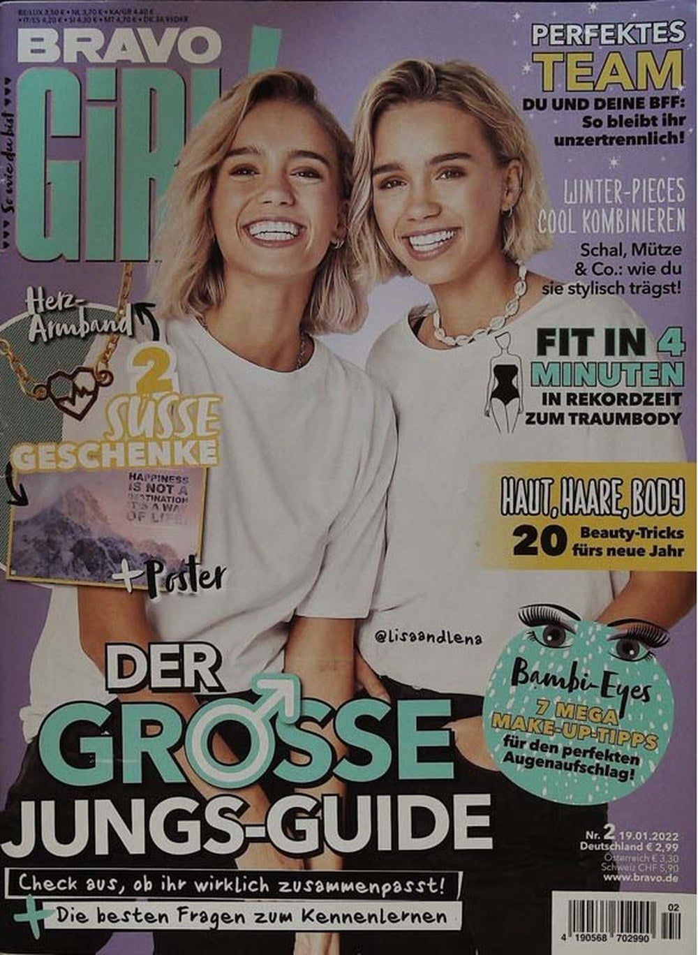 Bravo Girl Magazin Deutschland 2022-02 Lisa And Lena