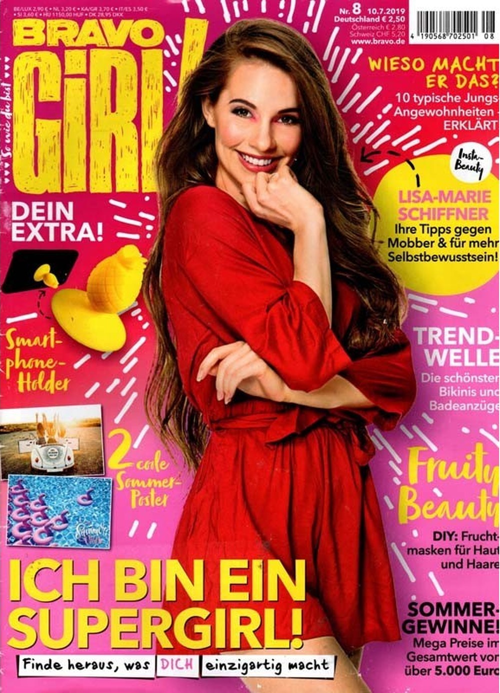 Bravo Girl Magazin Deutschland 2019-08 Lisa-Marie Schiffner