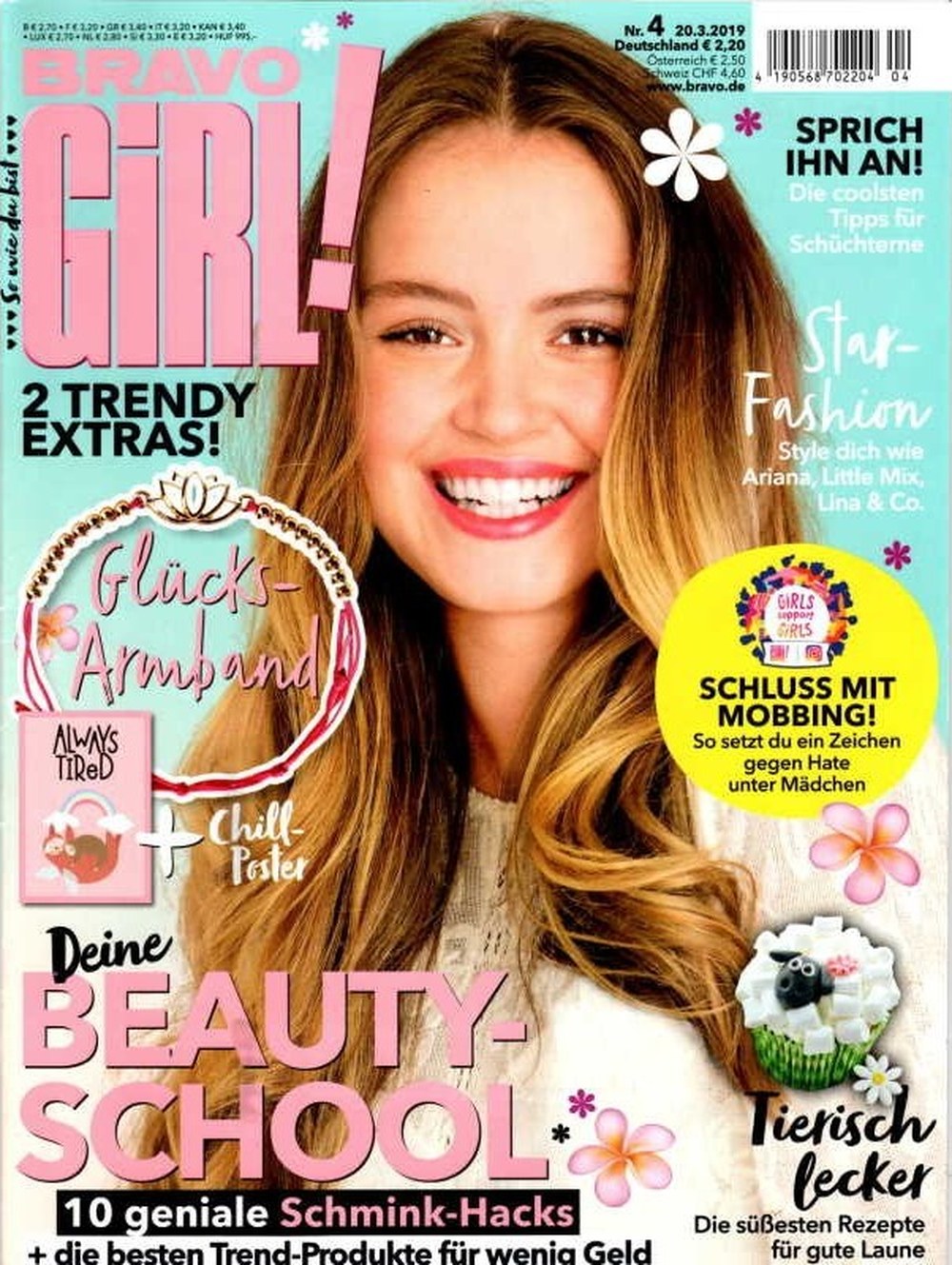 Bravo Girl Magazin Deutschland 2019-04 Ariana Grande Lina Larissa Strahl Little Mix