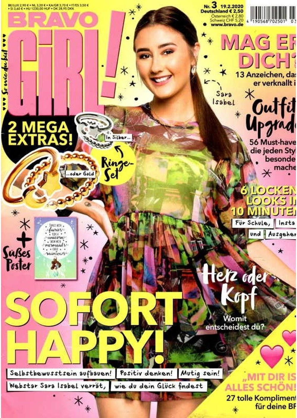 Bravo Girl Magazin Deutschland 2020-03 Sara Isabel