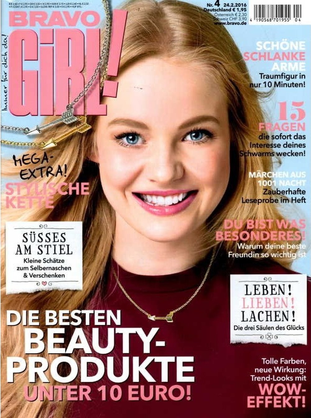 Bravo Girl Magazin Deutschland 2016-04 Beauty-Produkte Schmuck Kette