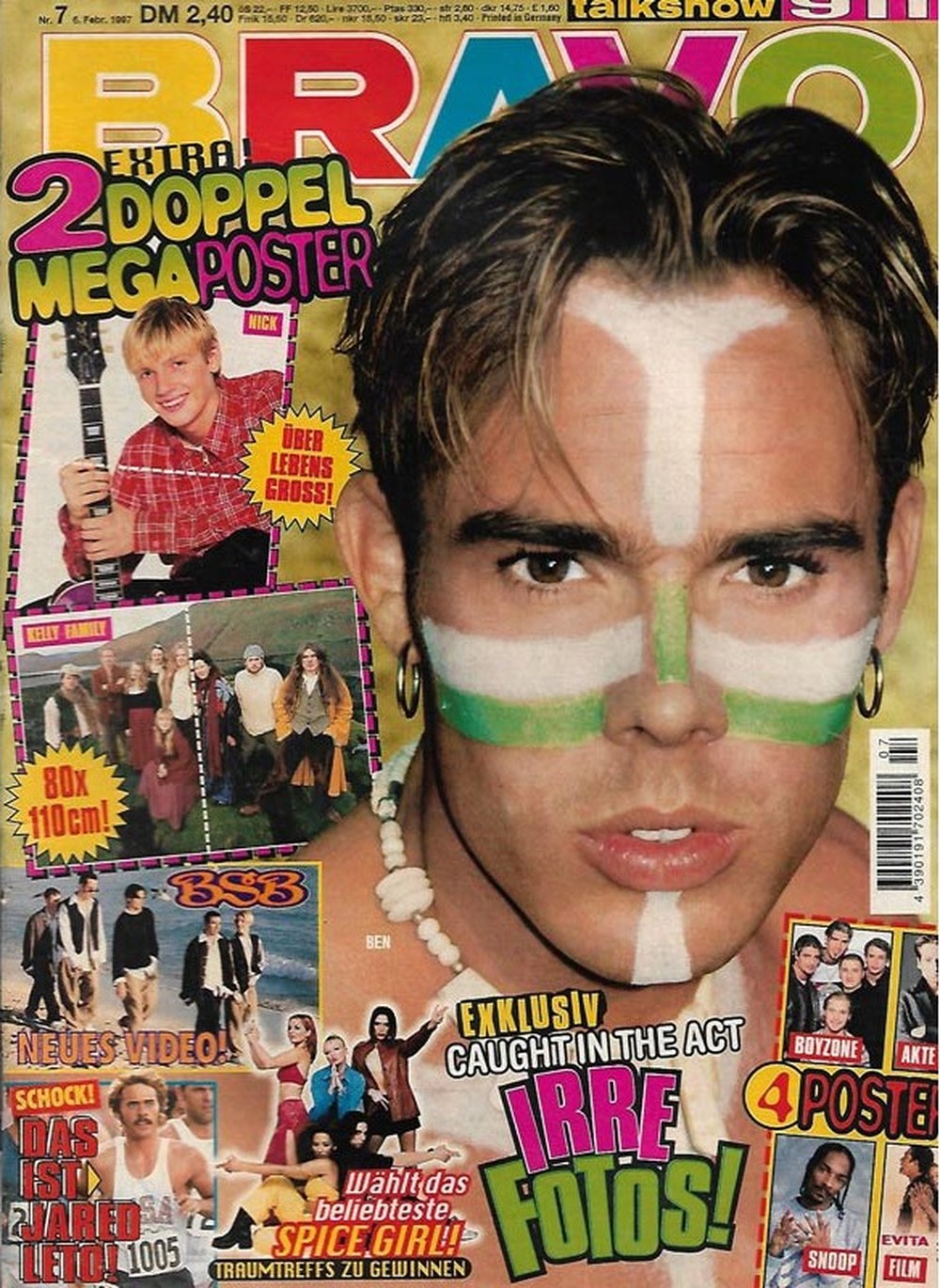 Bravo Magazin Deutschland 1997-07 Ben Ofoedu Nick Carter Jared Leto Caught In The Act Kelly Family