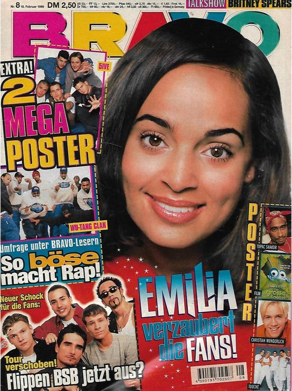 Bravo Magazin Deutschland 1999-08 Emilia Rydberg Tupac Shakur Christian Wunderlich Britney Spears Backstreet Boys