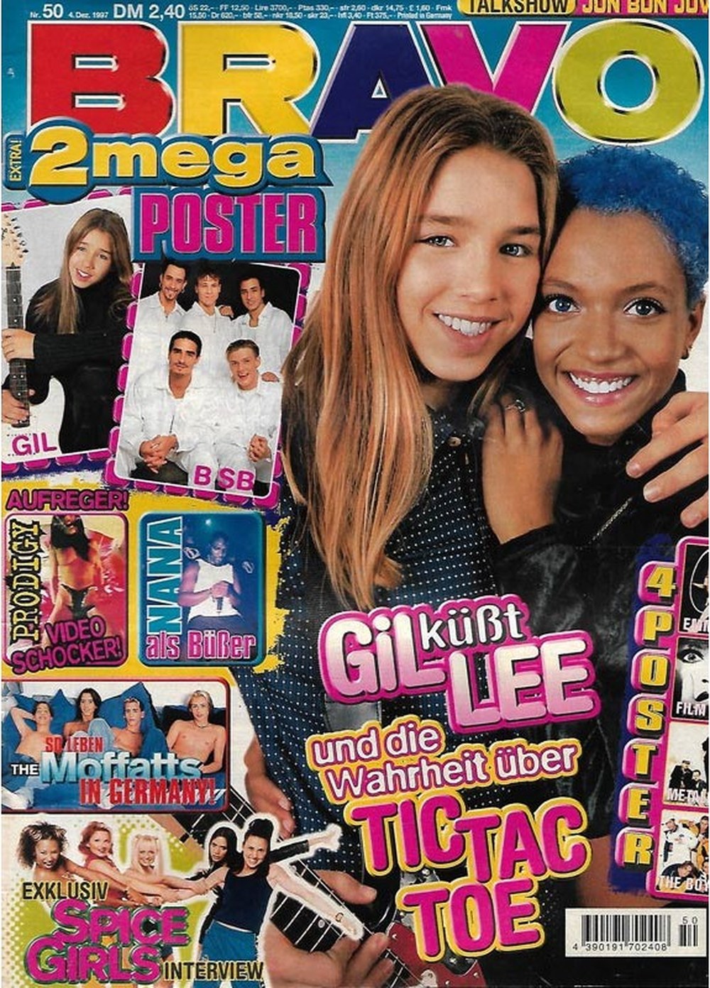 Bravo Magazin Deutschland 1997-50 Tic Tac Toe Gil Ofarim Backstreet Boys Nana The Prodigy