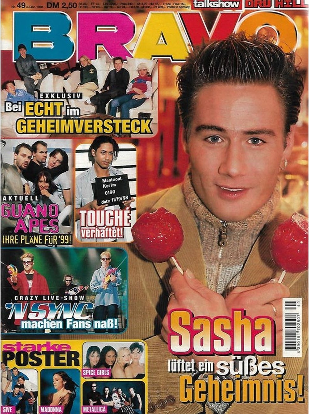 Bravo Magazin Deutschland 1998-49 Sasha Karim Maataoui Madonna Echt Guano Apes