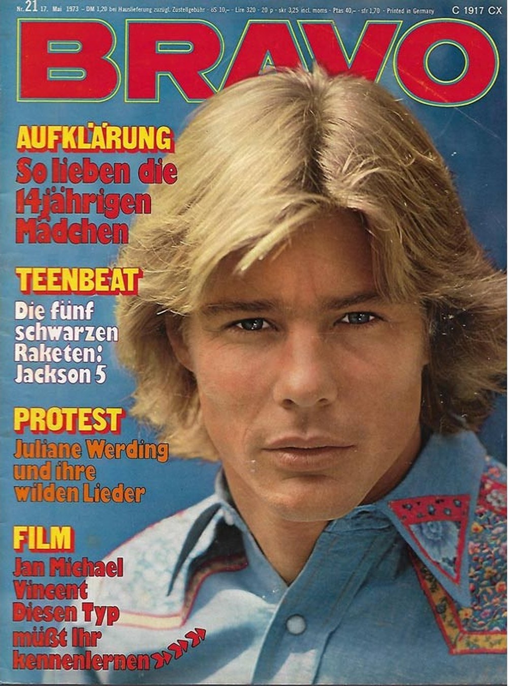 Bravo Magazin Deutschland 1973-21 Jan-Michael Vincent Juliane Werding Jackson 5