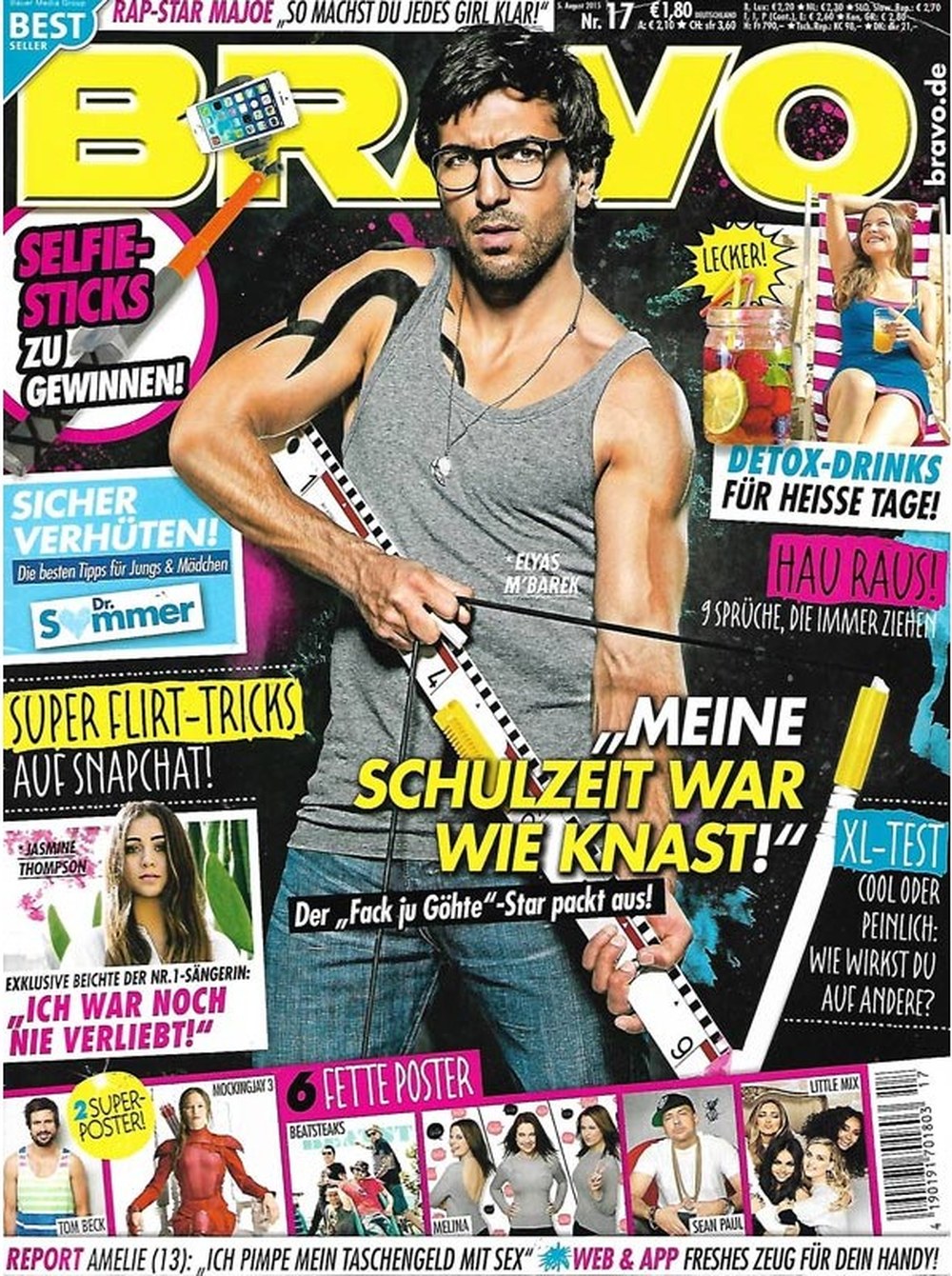 Bravo Magazin Deutschland 2015-17 Elyas M'Barek Jasmine Thompson Sean Paul Majoe Team Beck