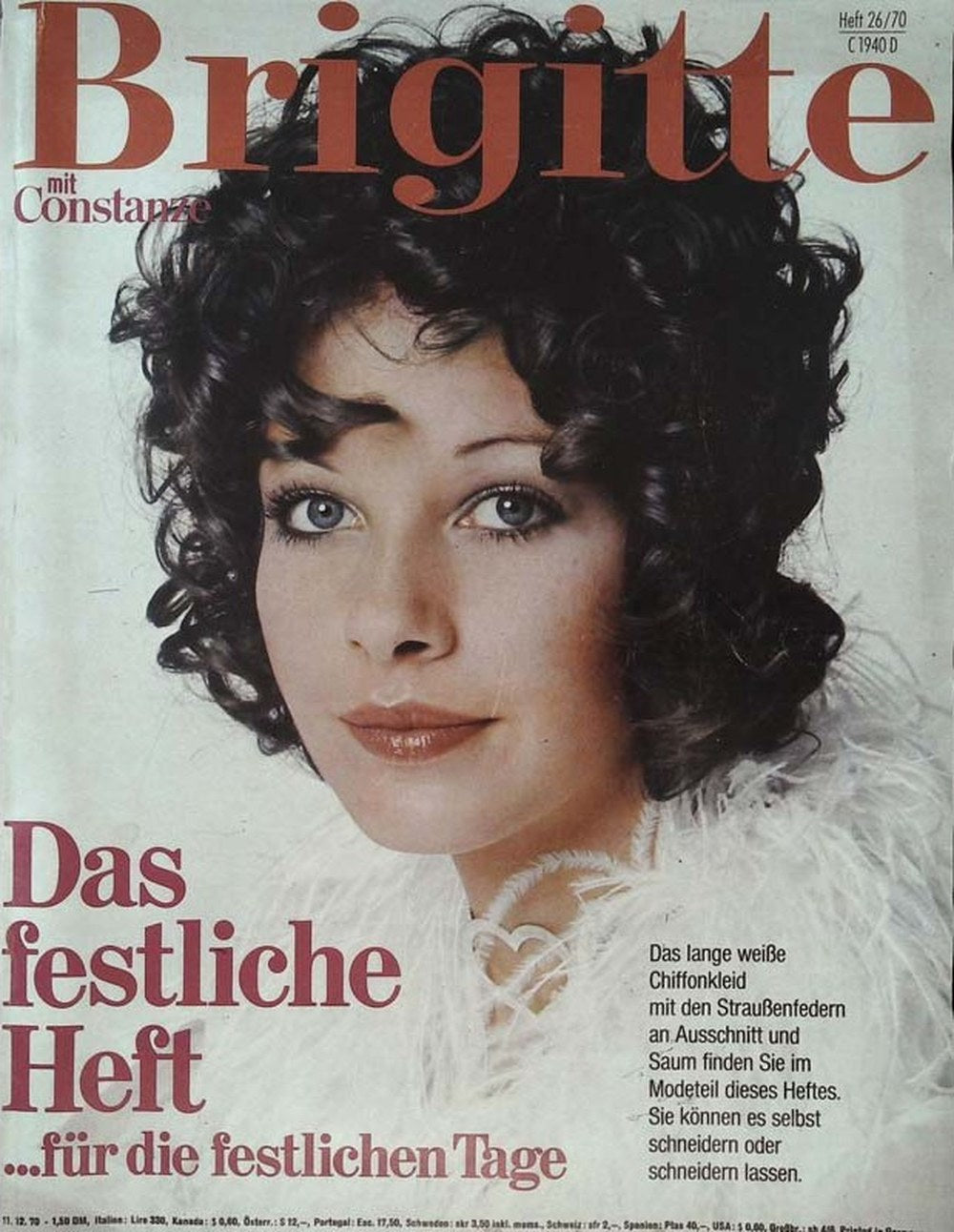 Brigitte Magazin Deutschland 1970-26 Constanze