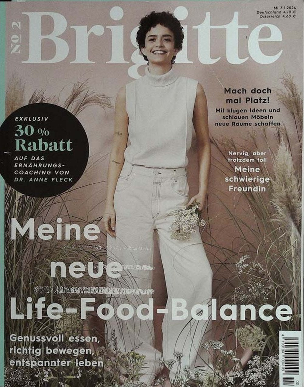 Brigitte Magazin Deutschland 2024-02 Dr. Anne Fleck