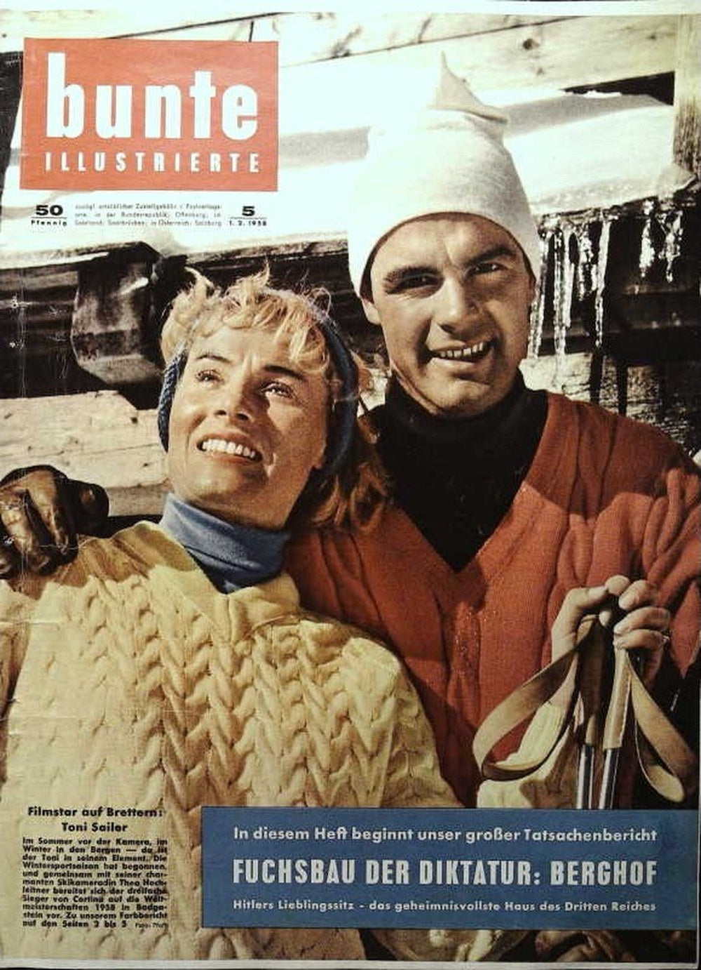 Bunte Magazin Deutschland 1958-05 Toni Sailer