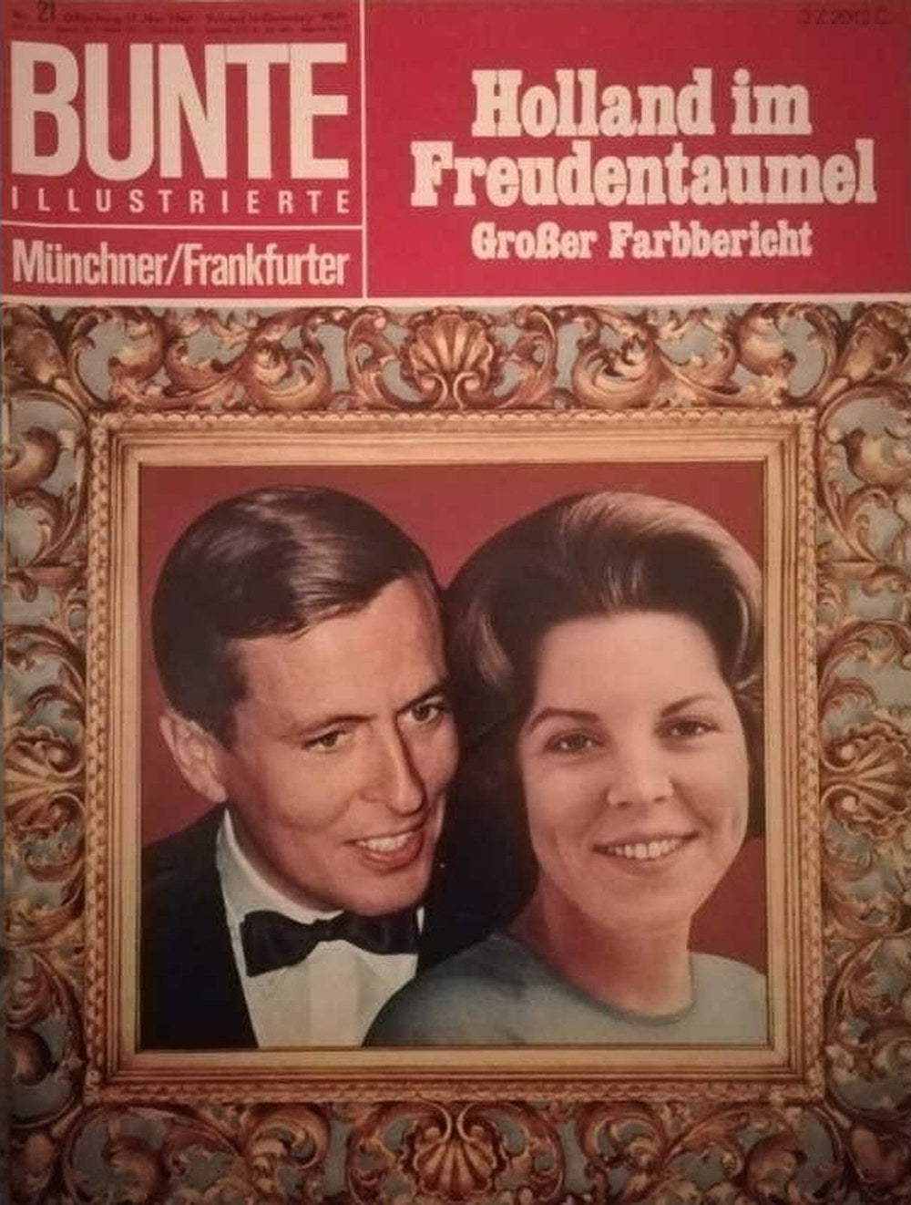 Bunte Magazin Deutschland 1967-21 Claus Von Amsberg Beatrix Of The Netherlands