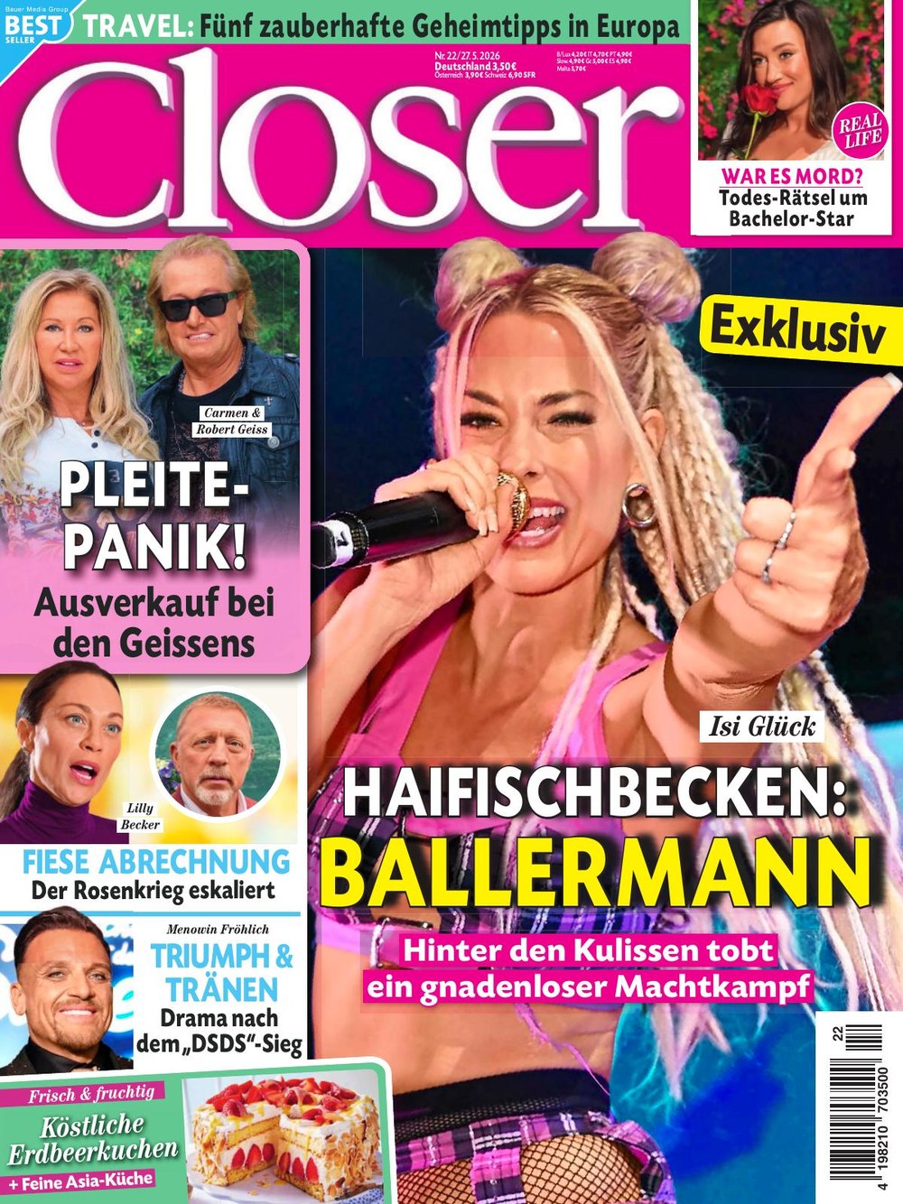 Closer Magazin Deutschland 2026-22 Isi Glück Carmen Geiss Robert Geiss Lilly Becker Menowin Fröhlich