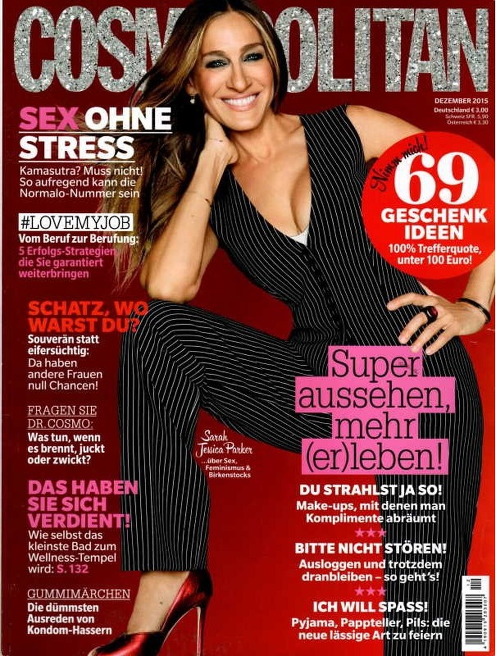 Cosmopolitan Magazin Deutschland 2015-12 Sarah Jessica Parker
