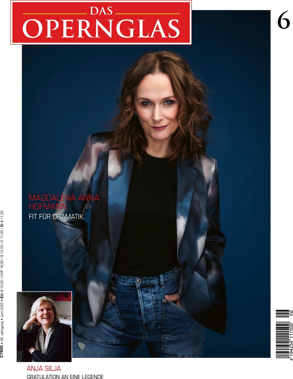 Das Opernglas Magazin Deutschland 2025-06 Magdalena Anna Hofmann Anja Silja