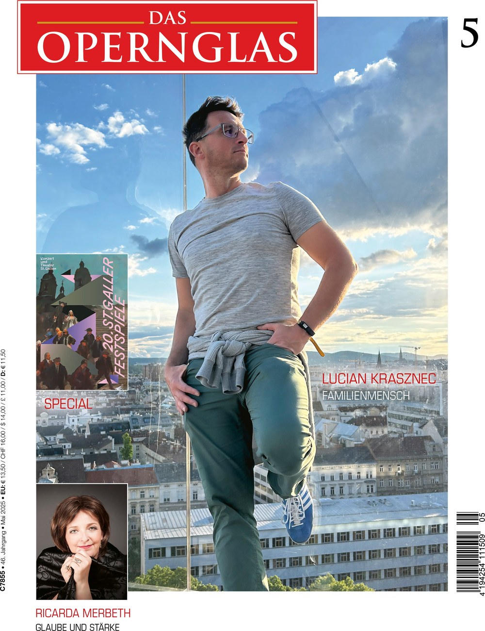 Das Opernglas Magazin Deutschland 2025-05 Lucian Krasznec Ricarda Merbeth