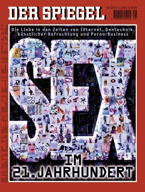 Der Spiegel Magazin Deutschland 2000-48 Sex Im 21. Jahrhundert Internet Und Sexualität Gentechnik